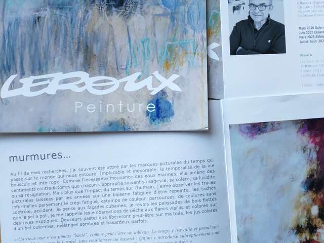 Exposition à la GALERIE LUCIEN VICTOR : "Murmures" par l'artiste peintre Alex LEROUX