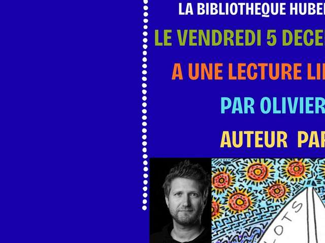 Lecture libre et poétique par Olivier Anterrieu