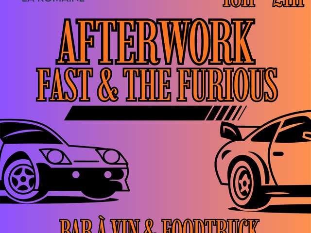 Afterwork 'Fast and the furious' - Cave la Romaine