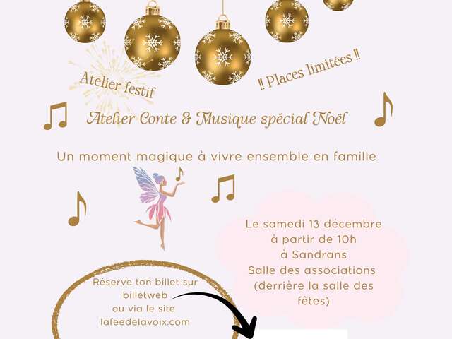 Atelier Conte & Musique en famille Spécial Noël