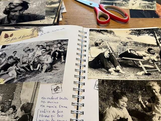 Atelier d'écriture : album photo et mémoire