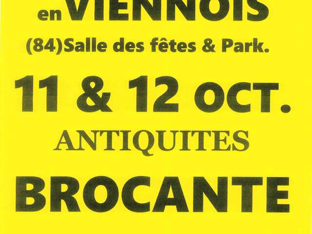Trödelmarkt und Antiquitätenhändler in Saint-Romain-en-Viennois