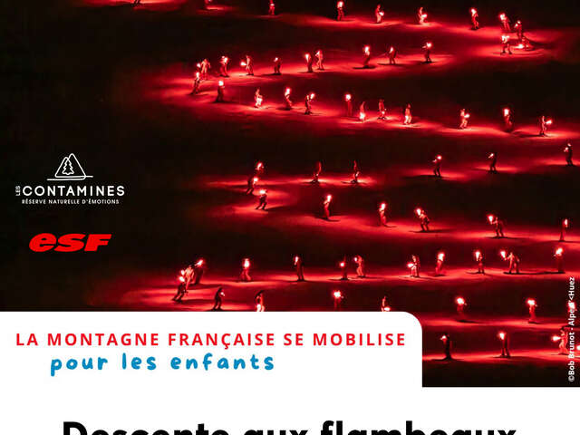 Les p'tits Flambeaux : descente aux flambeaux solidaire