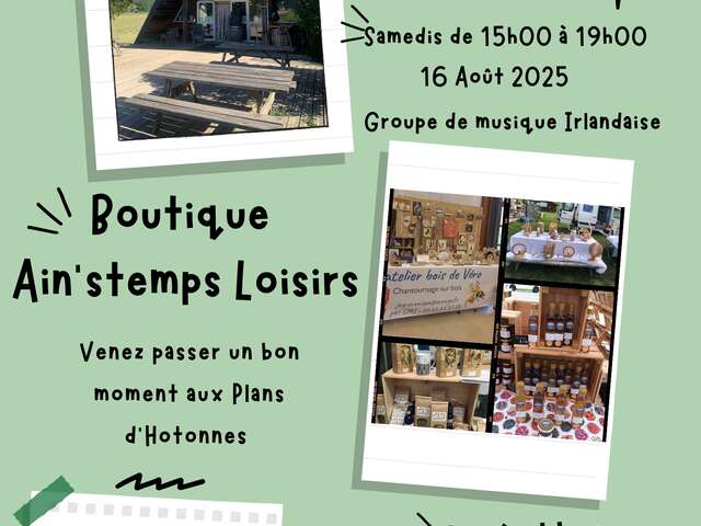 Marché artisanal d'été et atelier distillerie aux Plans d'Hotonnes