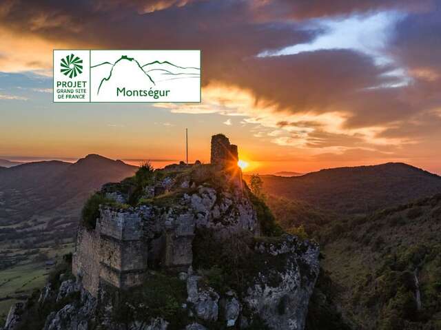 Un château, du calcaire et des fossiles