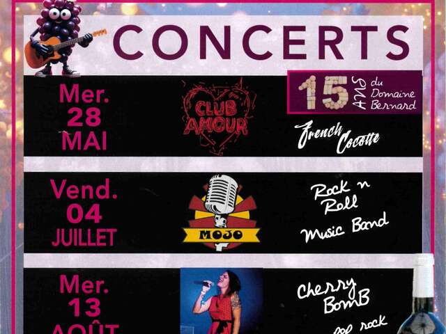 Wine and Music Evening 'Cherry Bomb' - Domaine Bernard