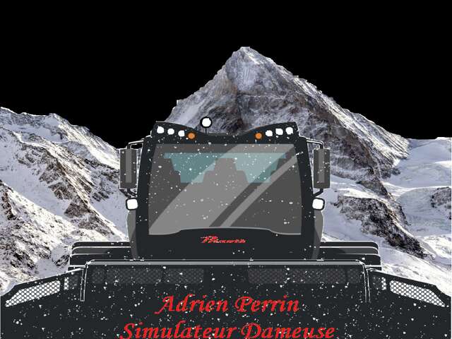 Simulateur de dameuse