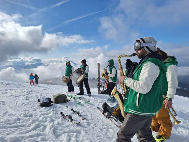 Fanfare Express sur les pistes