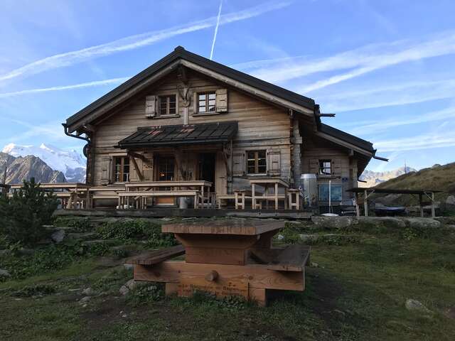 Cabane Louvie from Fionnay