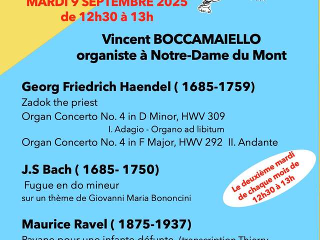 Les Auditions du marché : concerts d'orgue