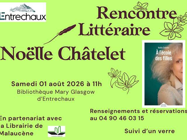 Literaire bijeenkomst met Noëlle Châtelet