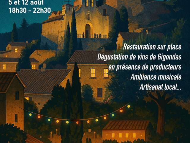Les Nocturnes de Gigondas : Marché d'artisanat