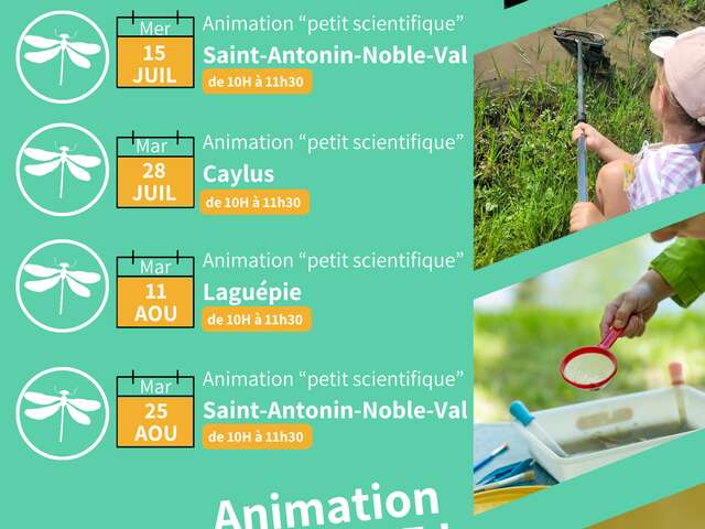 Animation « Petit Scientifique » : Saint-Antonin-Noble-Val