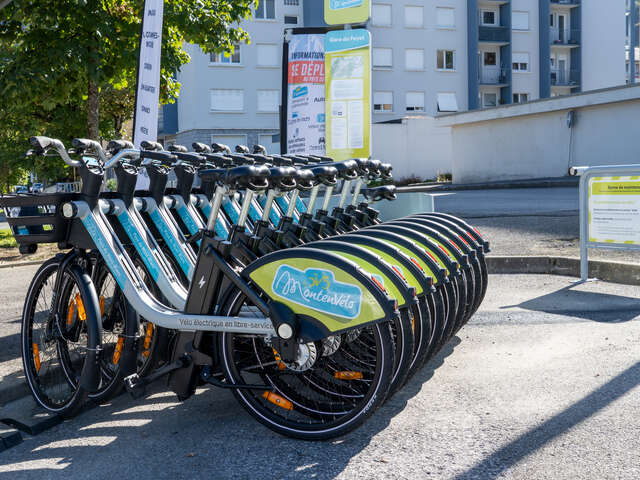 Borne MontenVélo - Gare SNCF Saint-Gervais-les-Bains - Le Fayet