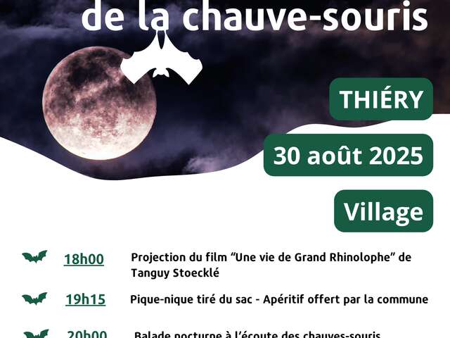 Nuit internationale de la chauve-souris à Thiéry