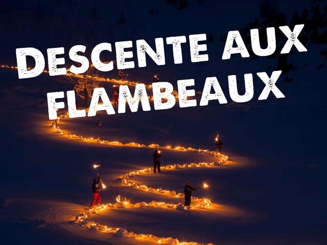 Descente aux flambeaux - Morillon village