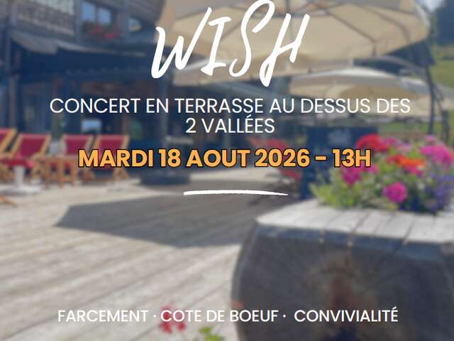 Concert de Jazz wish au restaurant le chalet