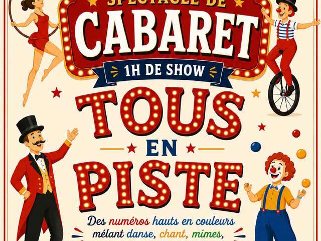 Animation cabaret Les Ribouldingues - Tous en piste