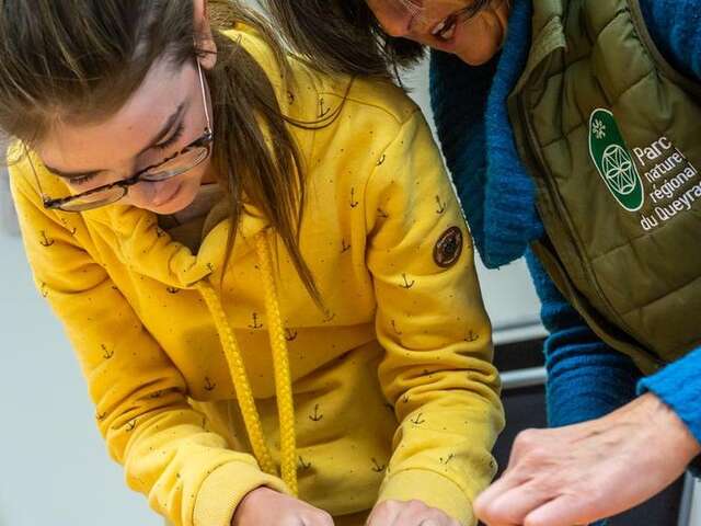 Atelier "Traces et Empreintes" par le Parc Naturel Régional du Queyras
