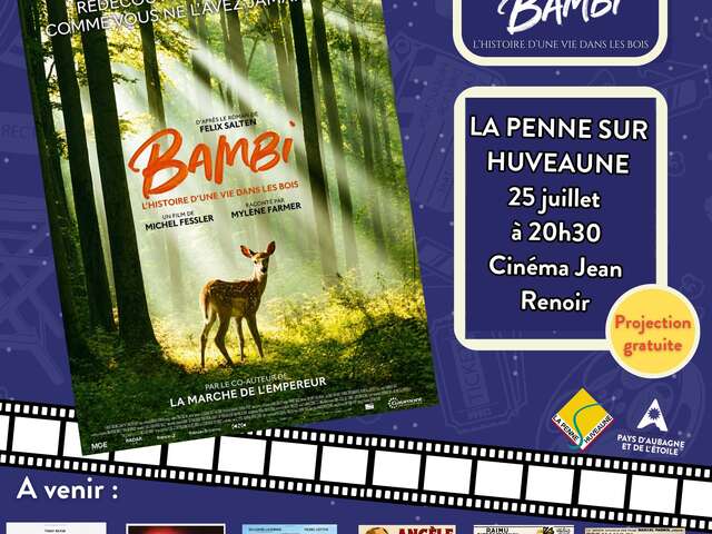 Ciné plein air - Bambi, l'histoire d'une vie dans les bois
