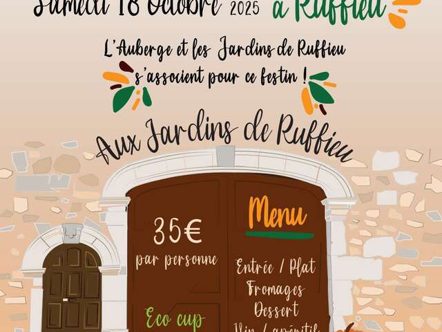 Repas champêtre à Ruffieu