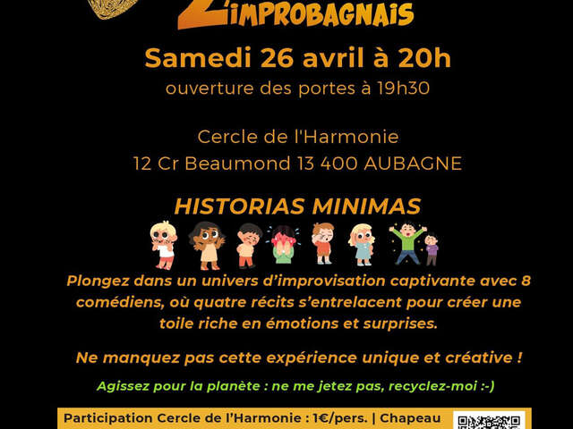 Les Z'improbagnais - Soirée Improvisation Théâtrale