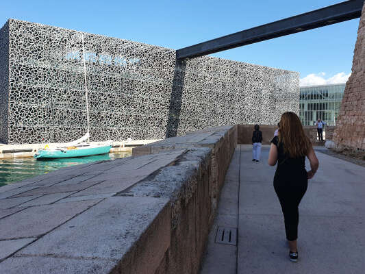 Marseille today, on the way to the Mucem