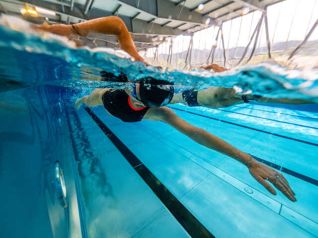 Cours de natation piscine de Saint-Gervais