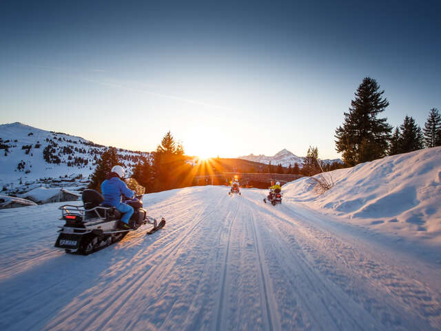 Snowmobile ride