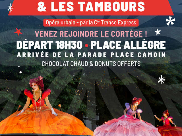 Big parade: "Giant Dolls and Drums, Urban Opera".