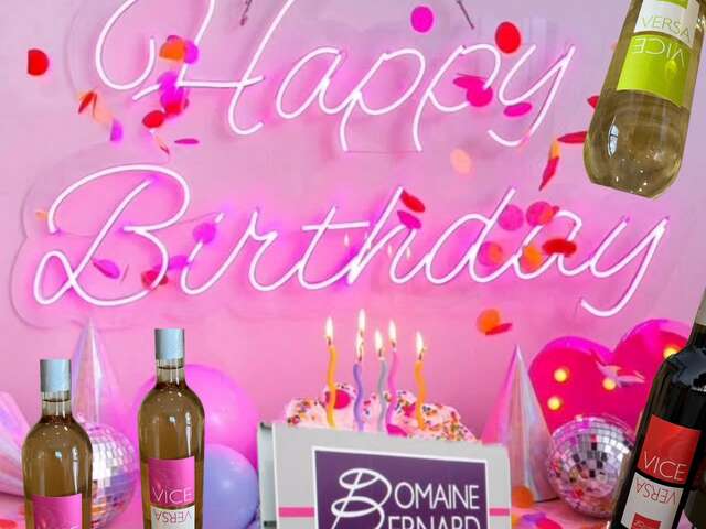 Happy Birthday - Domaine Bernard