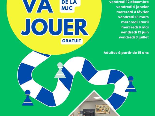 MJC - Ça va jouer, la soirée jeux de la MJC
