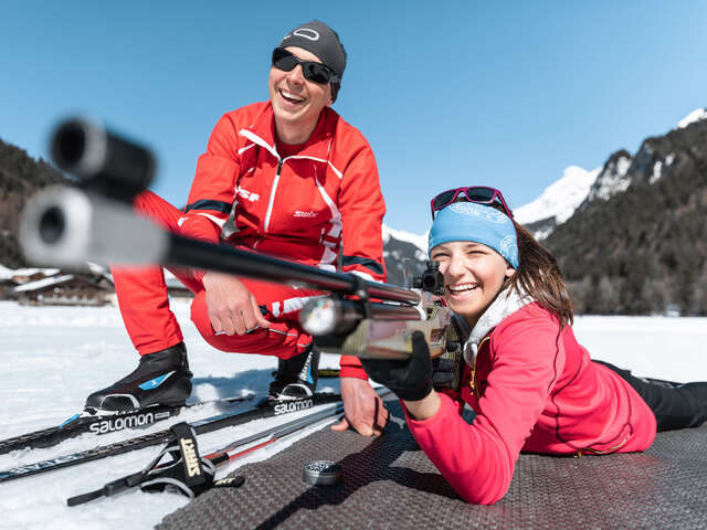 Biathlon tir à 10 m : stage enfant 9-15 ans