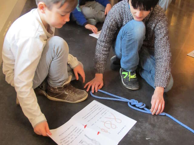 Atelier les p'tits curieux : quel sac de noeud !