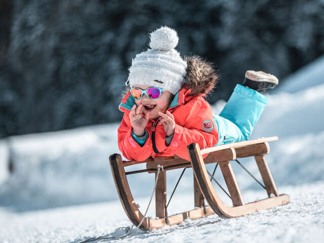 Piste de luge L'écureuil aux Outalays