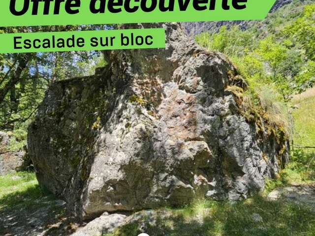 Offre découverte : Escalade sur les blocs du Xavier Blanc