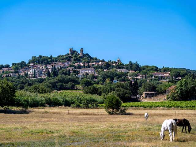 Wanderweg von Grimaud nach Cogolin über la Fons Couverte