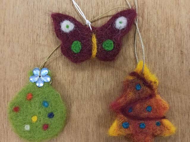 Felted wool activity