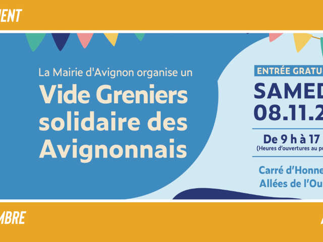 Vide-greniers solidaire des Avignonnais
