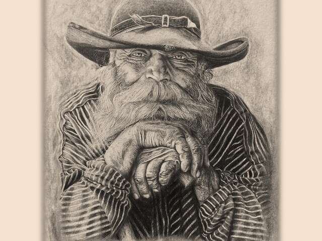 Exposition "portraits de vies" - dessins de Benjamin Courtois