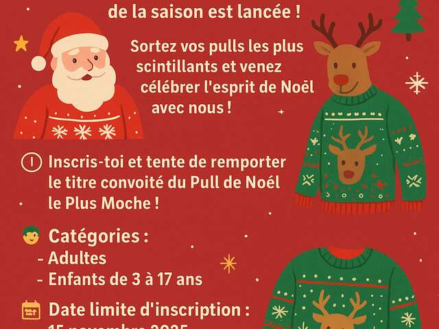 Concours de pull moche