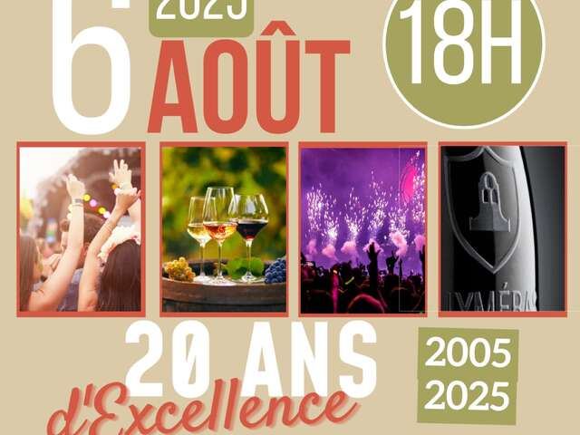 20 years of the Puyméras appellation" wine festival
