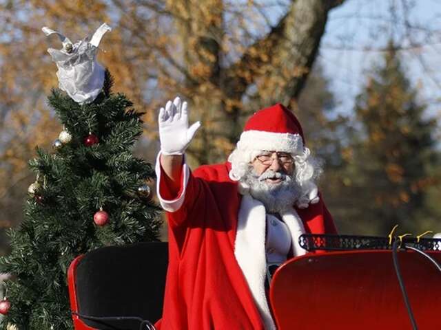 Fahrt mit dem Schlitten des Weihnachtsmanns