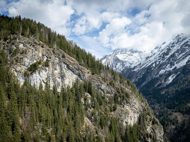Falaise d'escalade de Bionnassay