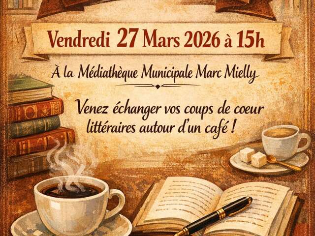 Café littéraire à la Médiathèque
