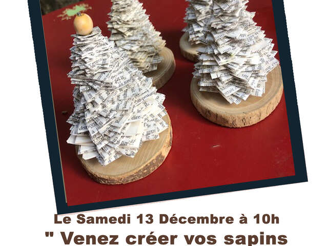 Atelier : Venez créer vos sapins de Noël