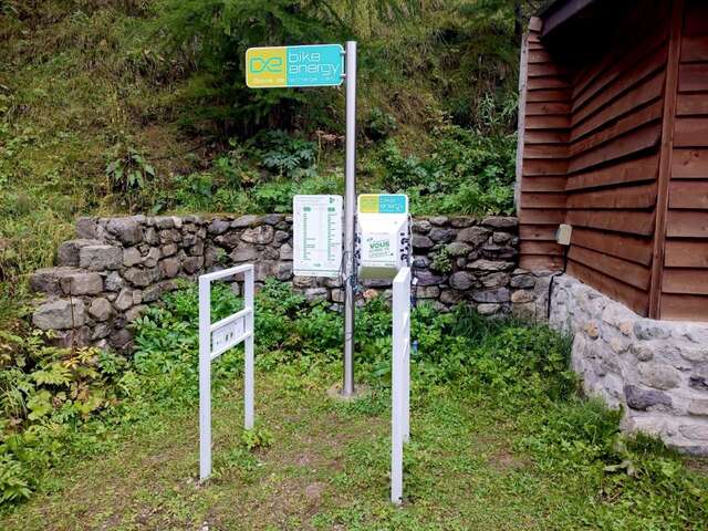 Borne recharge vélo électrique de Casterino