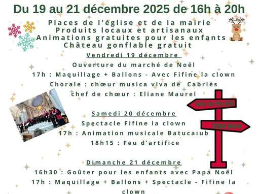 Marché de Noël nocturne à Grambois