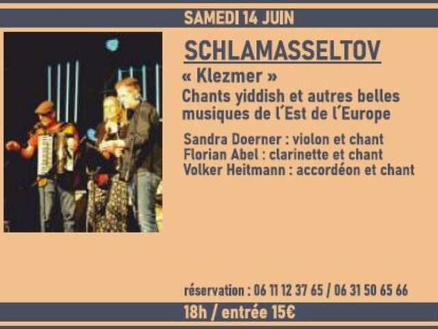Concert Schlamasseltov " Klezmer " - Musique dans la Nef