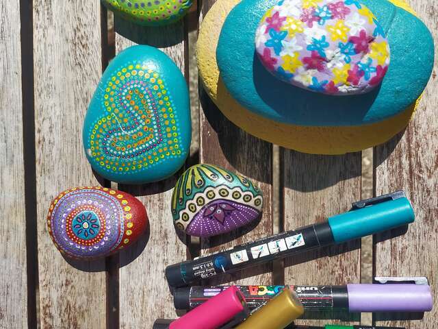 Semaine gourmande : Galets en couleurs
